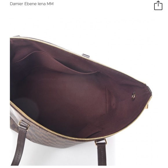 Authentic Louis Vuitton Damier Lena MM Shoulder Bag - Picture 8 of 13